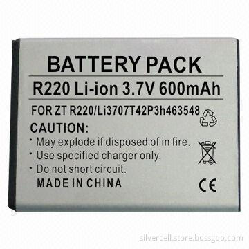 Li-ion Battery for ZTE R220, with 600mAh Capacity